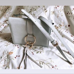 Stitch Fix Blue Leather Crossbody Purse